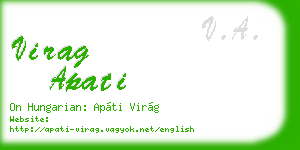 virag apati business card